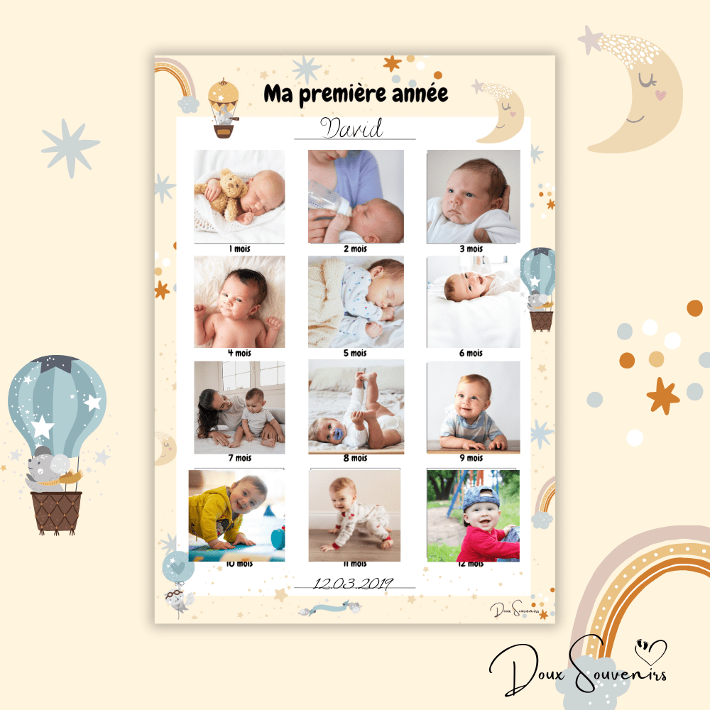 Affiches Ma première année | Doux souvenirs