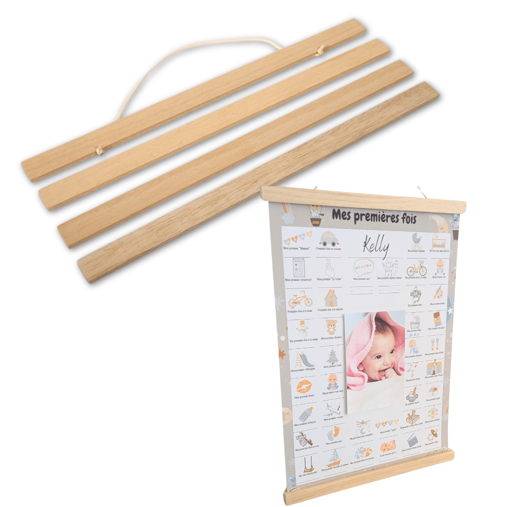 Baguettes de suspension aimantées