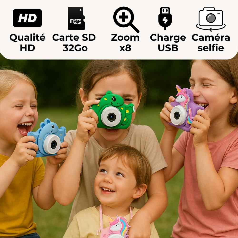 Caméra HD CréaKids – Mon premier appareil photo