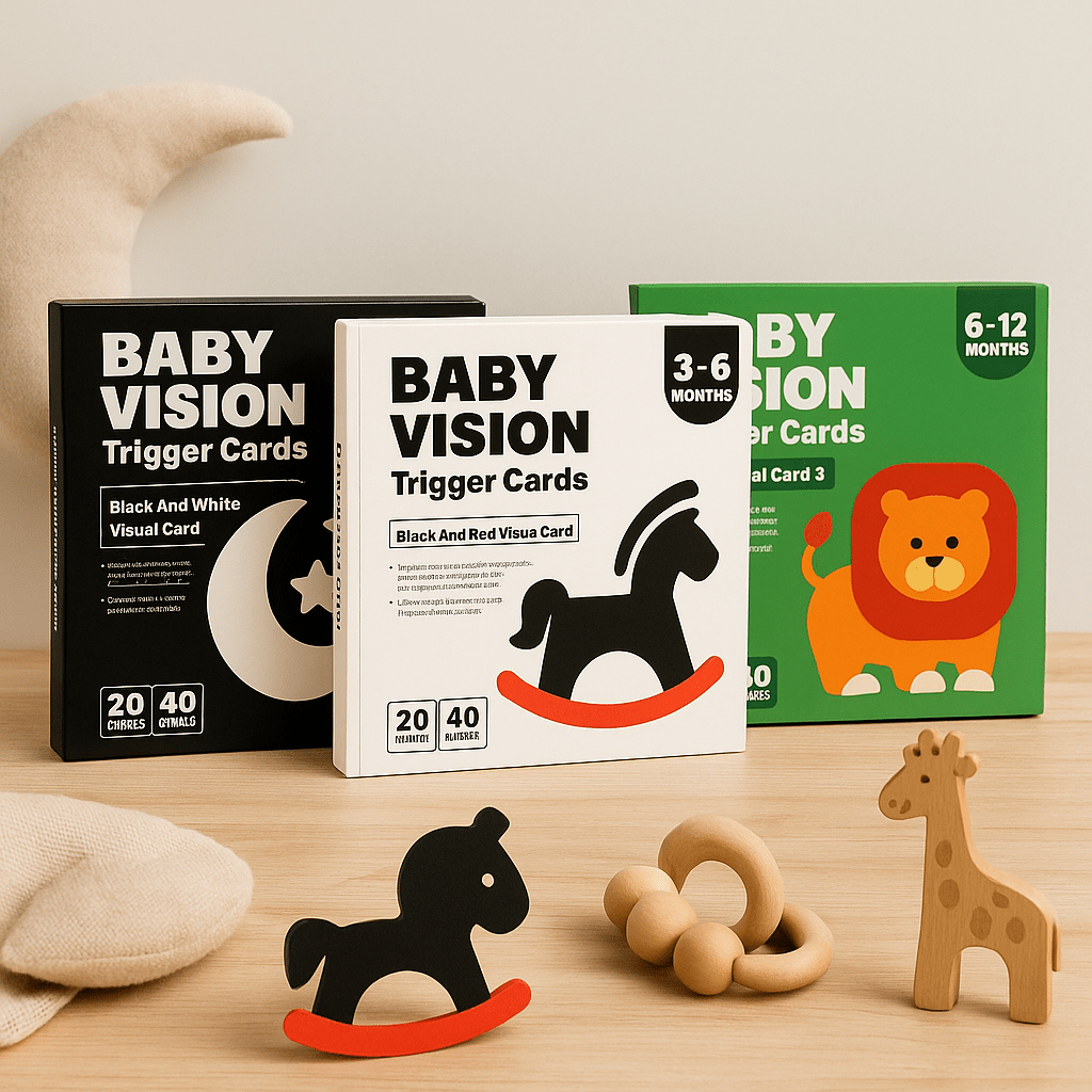 Cartes contrastées bébé Montessori