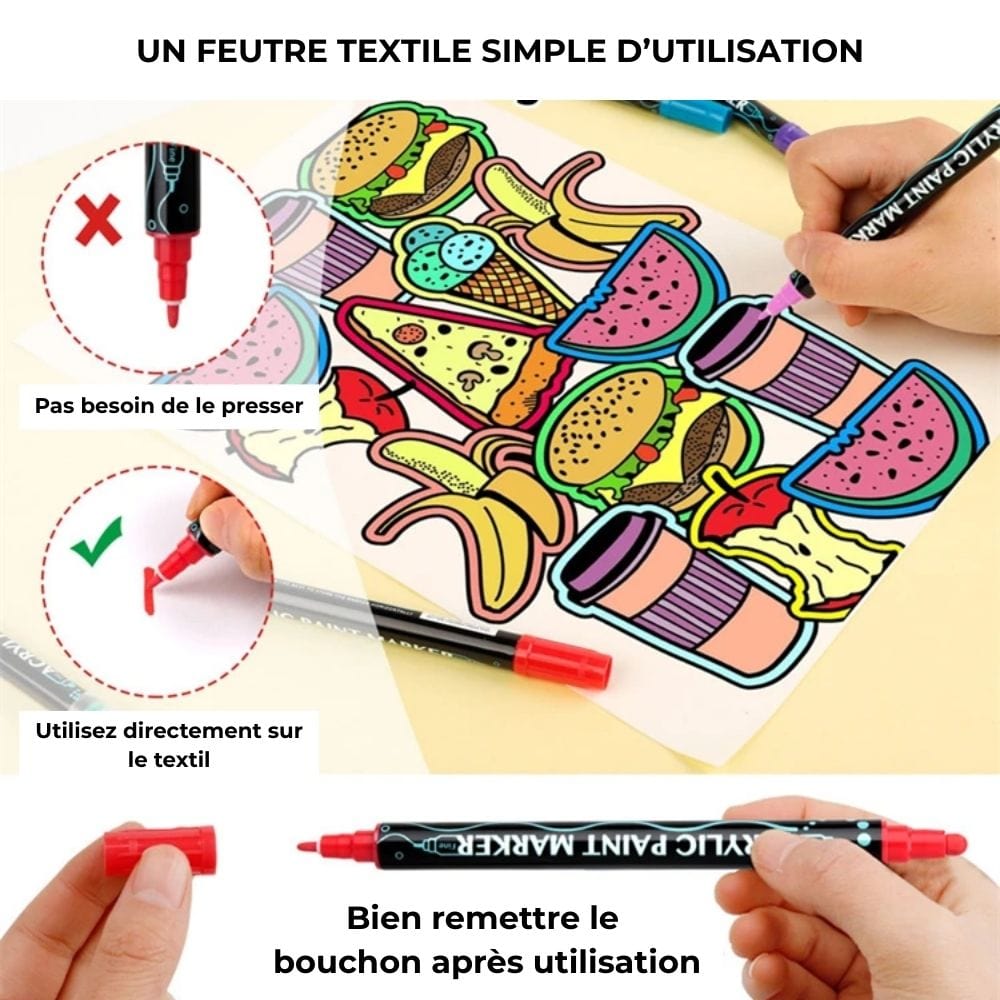 Feutres textiles enfants