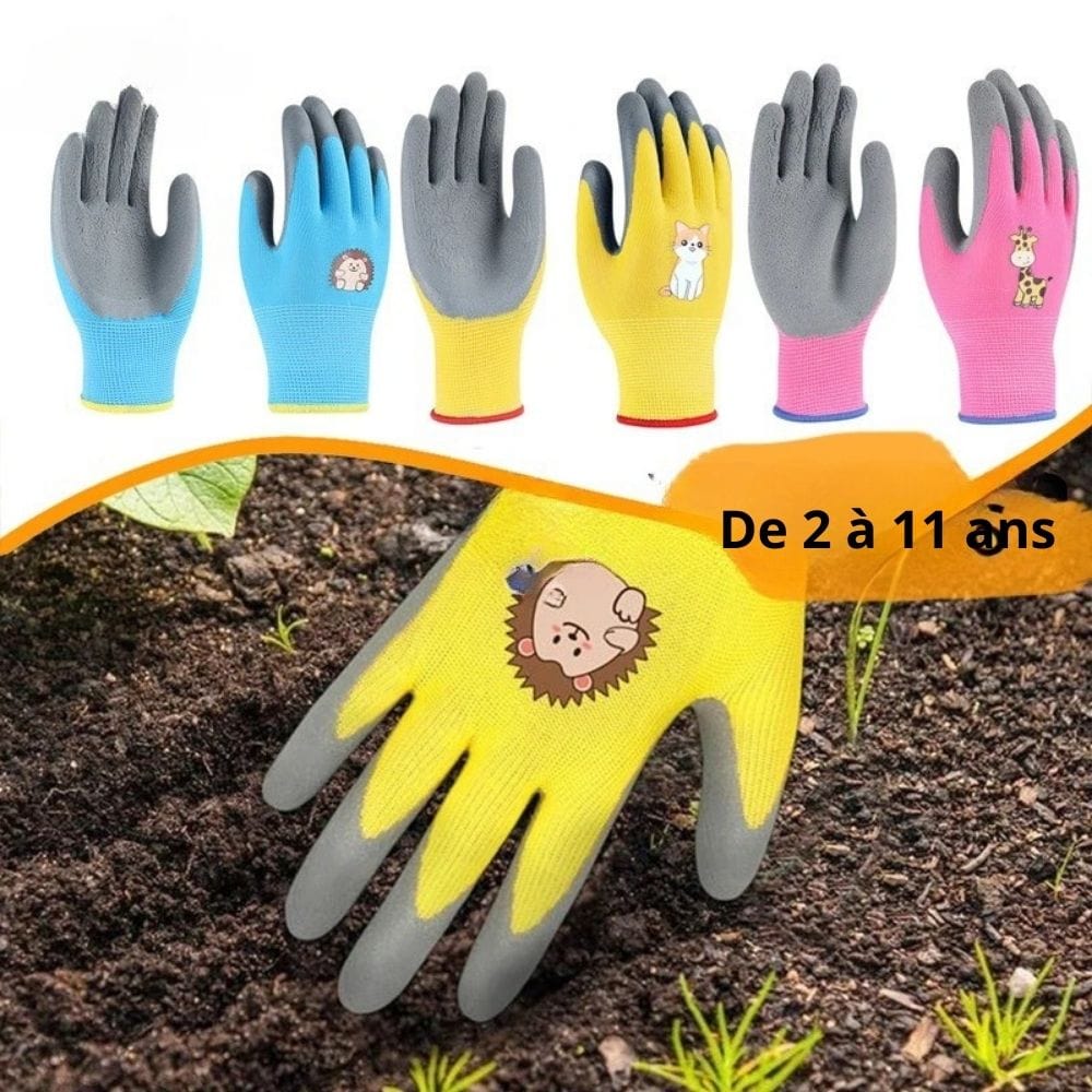 Gants de jardinage enfant