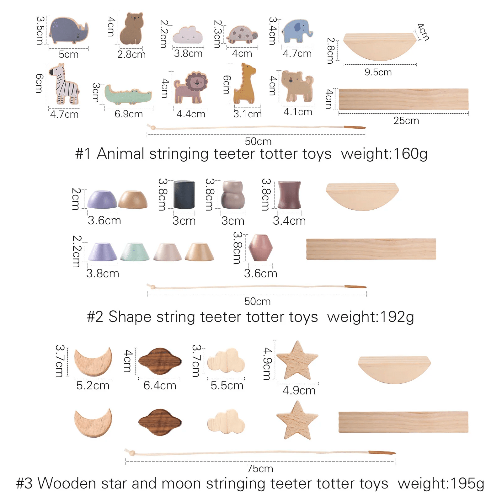 Jeu d’équilibre & enfilage Montessori
