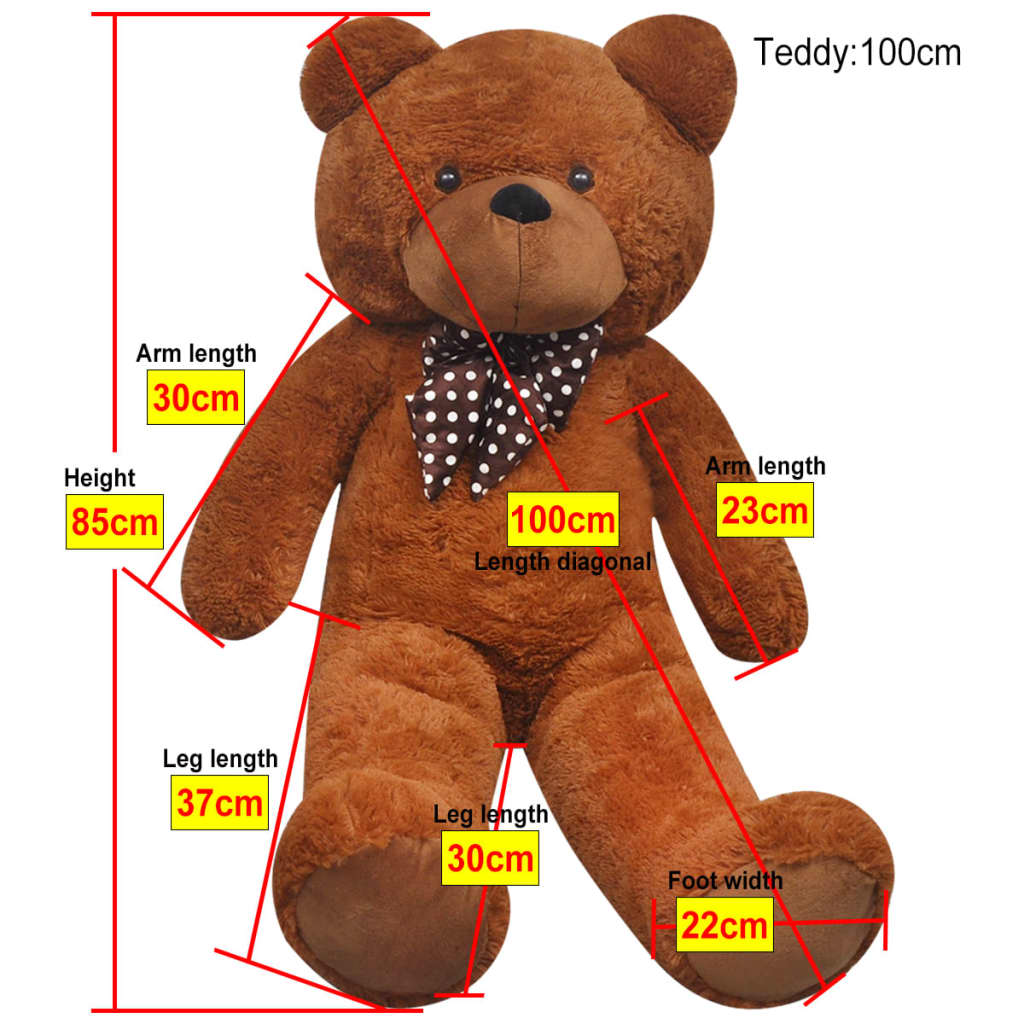 Oscar l’Ours – Peluche XXL