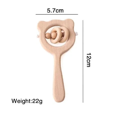 Petit hochet en bois