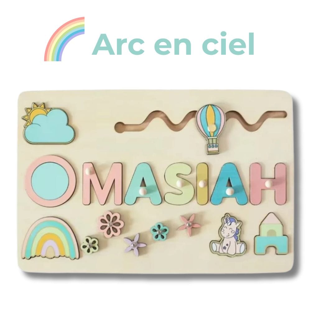 Puzzle prénom en bois personnalisé