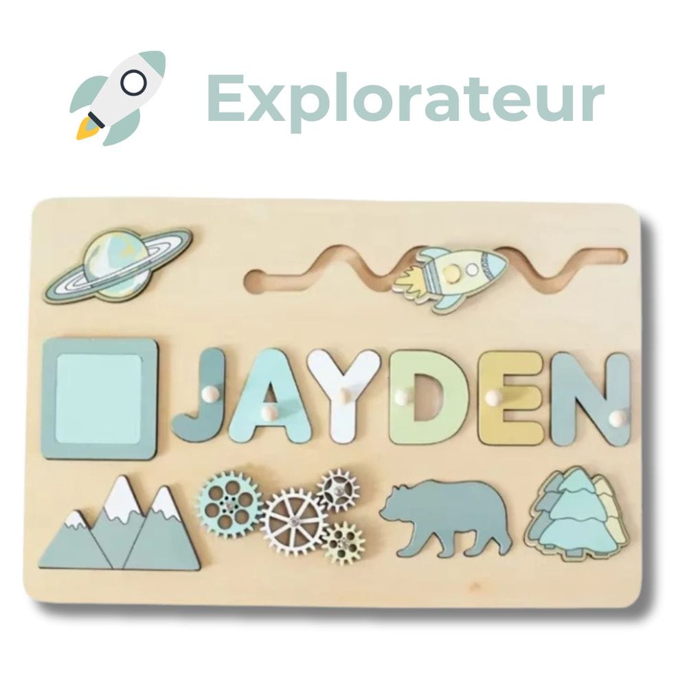 Puzzle prénom en bois personnalisé