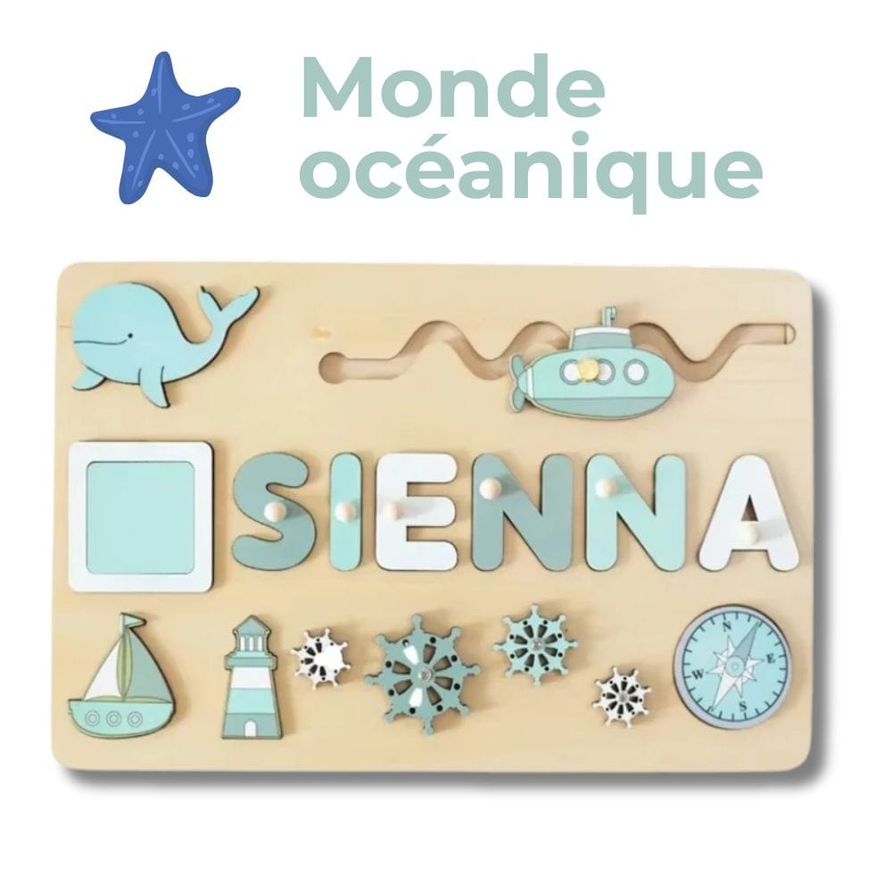 Puzzle prénom en bois personnalisé