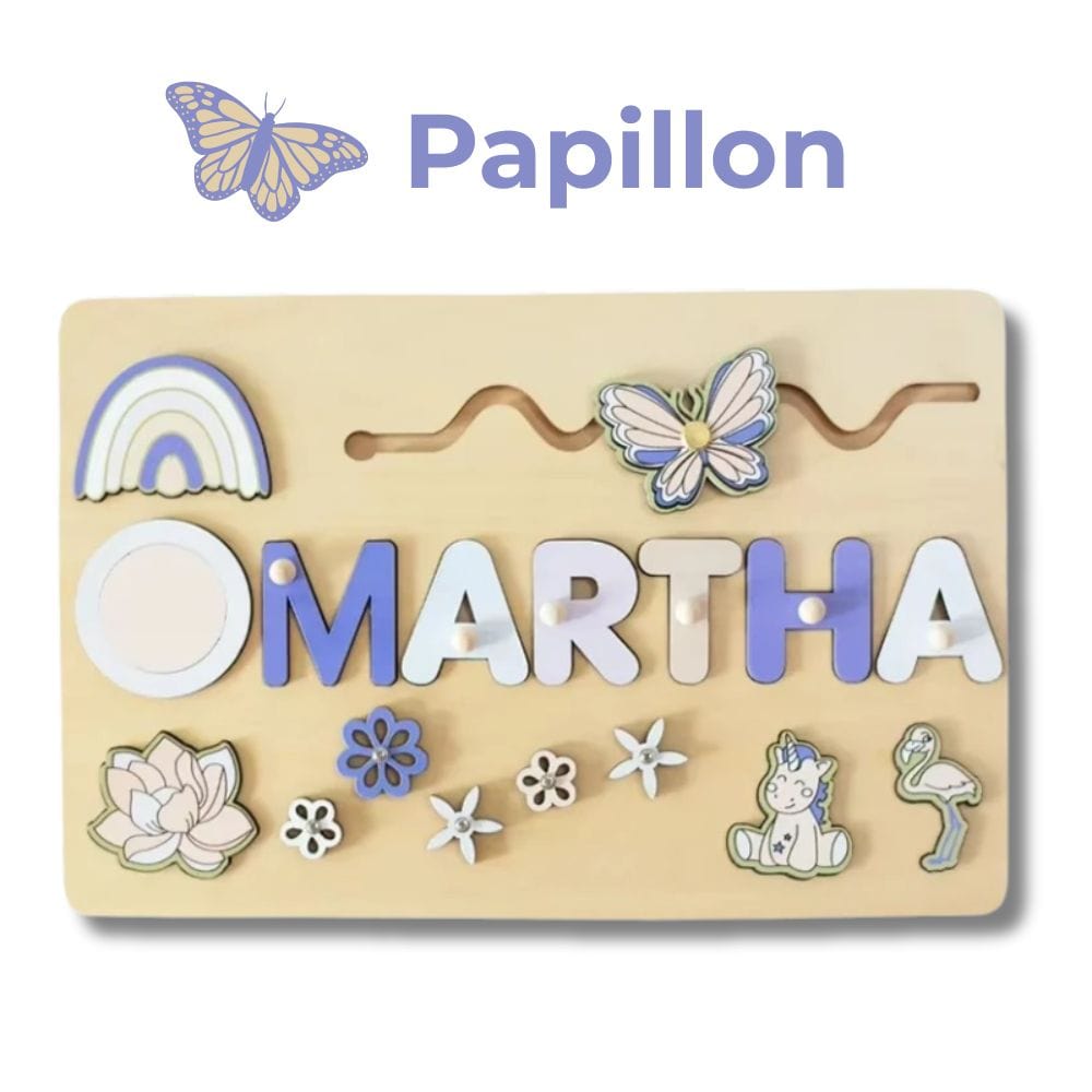 Puzzle prénom en bois personnalisé