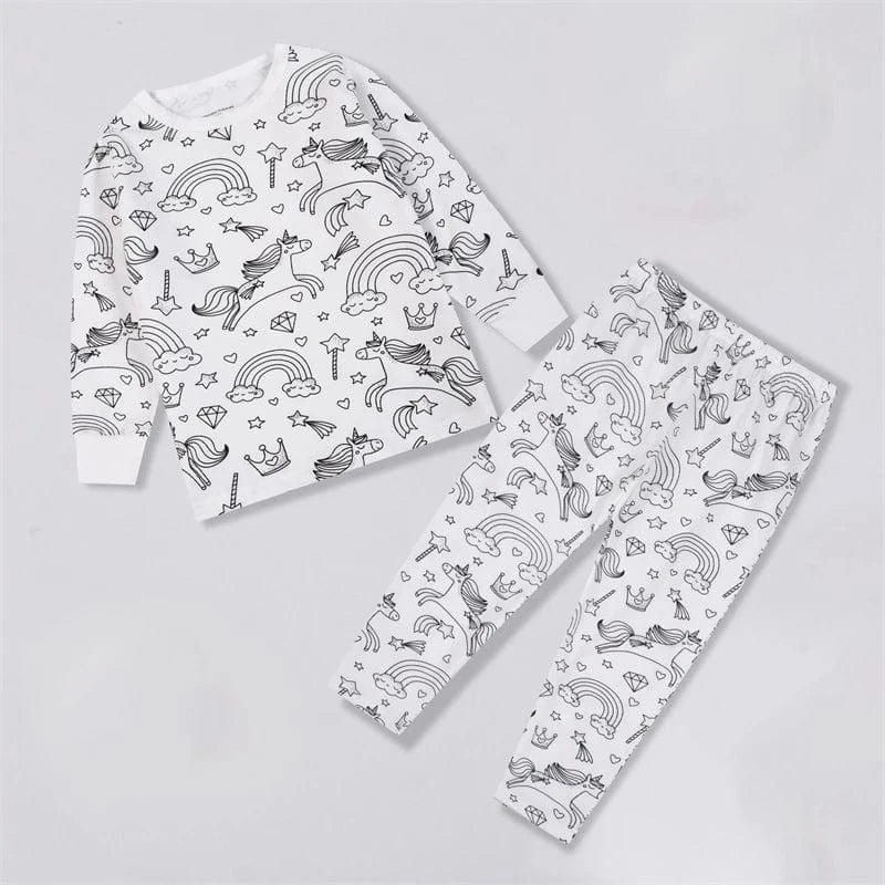 Pyjama à colorier enfant – Creakids