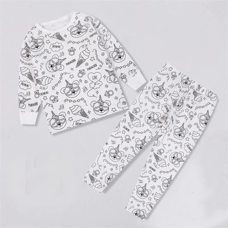 Pyjama à colorier enfant – Creakids