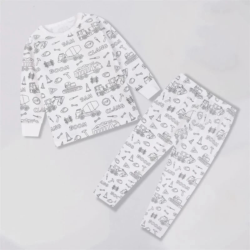 Pyjama à colorier enfant – Creakids