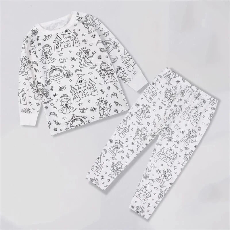 Pyjama à colorier enfant – Creakids