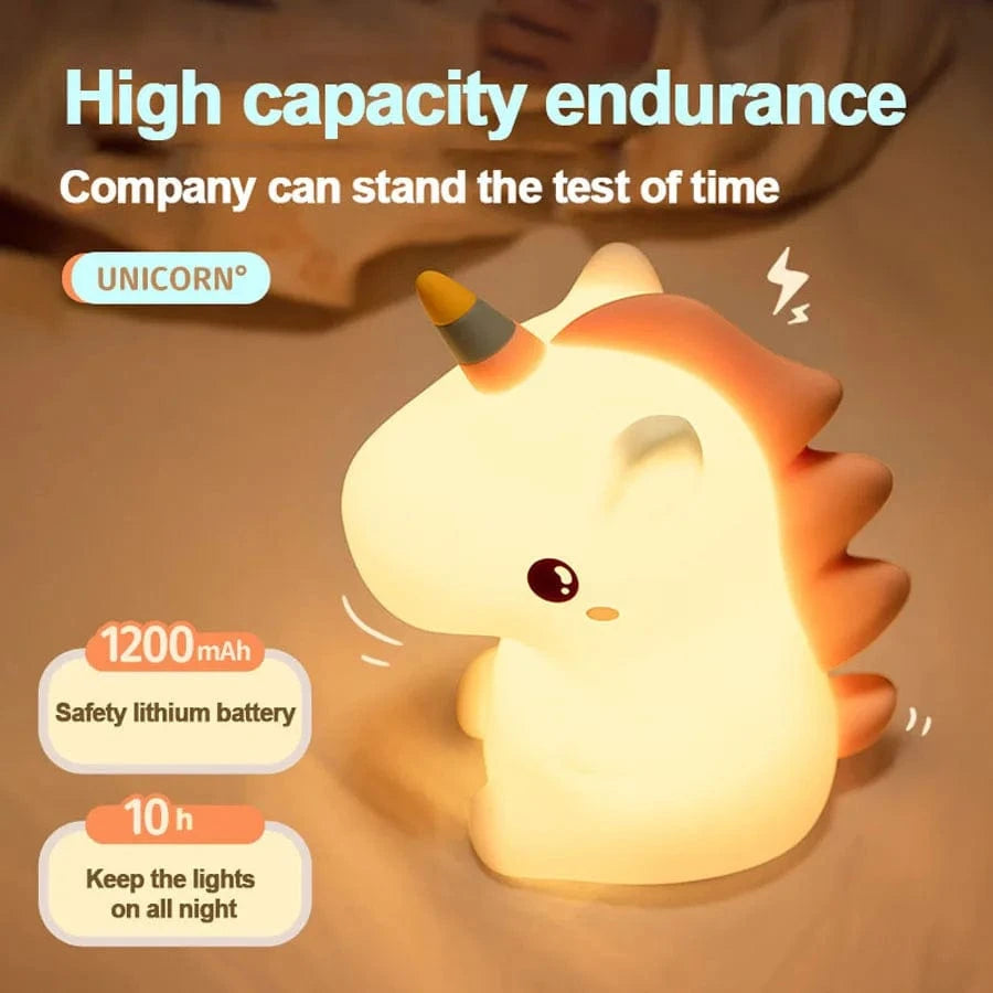 Veilleuse Licorne tactile