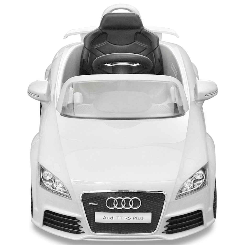 Voiture électrique enfant Audi TT RS blanche avec télécommande