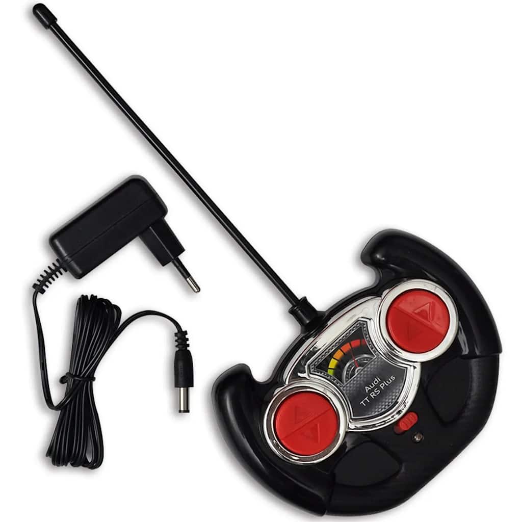 Voiture électrique enfant Audi TT RS blanche avec télécommande