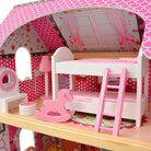 Maison De Poupées À Trois Étages Bois 60 X 30 X 90 Cm