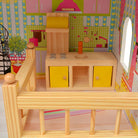 Maison De Poupées À Trois Étages Bois 60 X 30 X 90 Cm