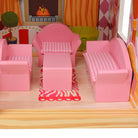 Maison De Poupées À Trois Étages Bois 60 X 30 X 90 Cm