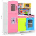 Cuisine En Jouet Pour Enfants Mdf 80X30X85 Cm Multicolore