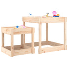 Tables À Sable 2 Pcs Marron Miel Bois De Pin Massif