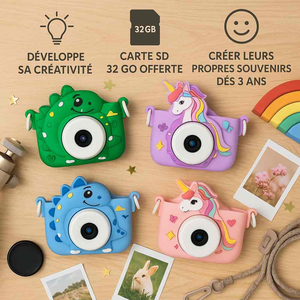 Caméra HD CréaKids – Mon premier appareil photo