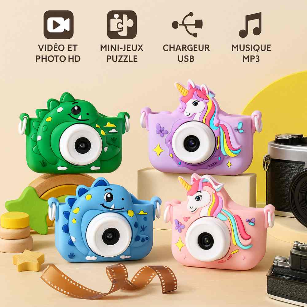 Caméra HD CréaKids – Mon premier appareil photo