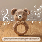 Hochet Montessori bois & crochet