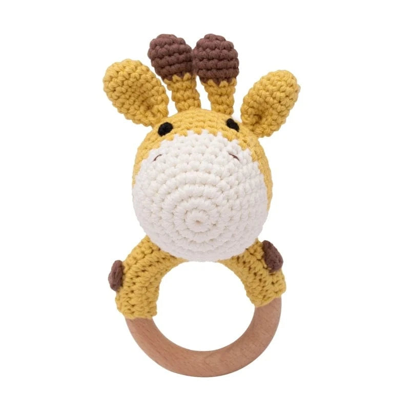 Hochet Montessori bois & crochet