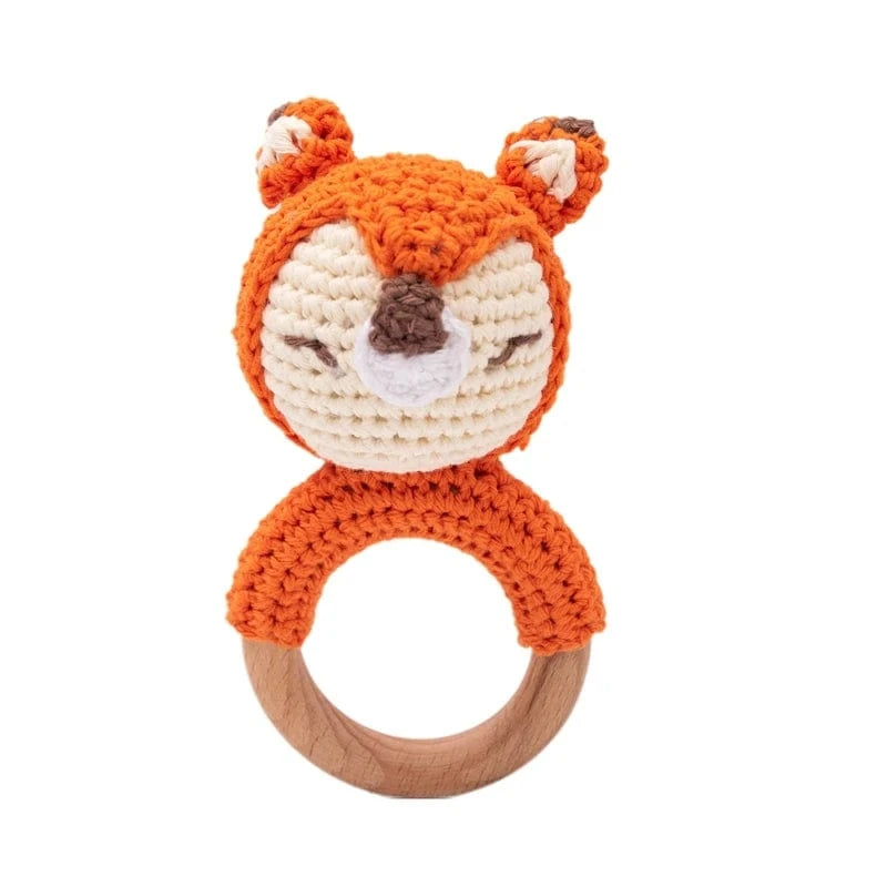 Hochet Montessori bois & crochet
