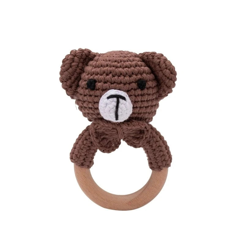 Hochet Montessori bois & crochet
