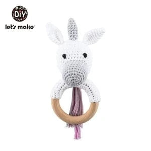 Hochet Montessori bois & crochet