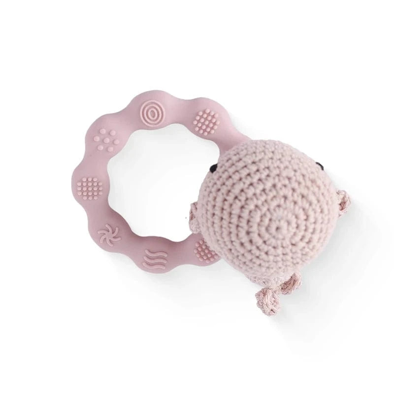 Hochet sensoriel en silicone