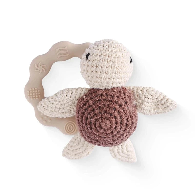 Hochet sensoriel en silicone