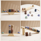 Jeu d’équilibre & enfilage Montessori