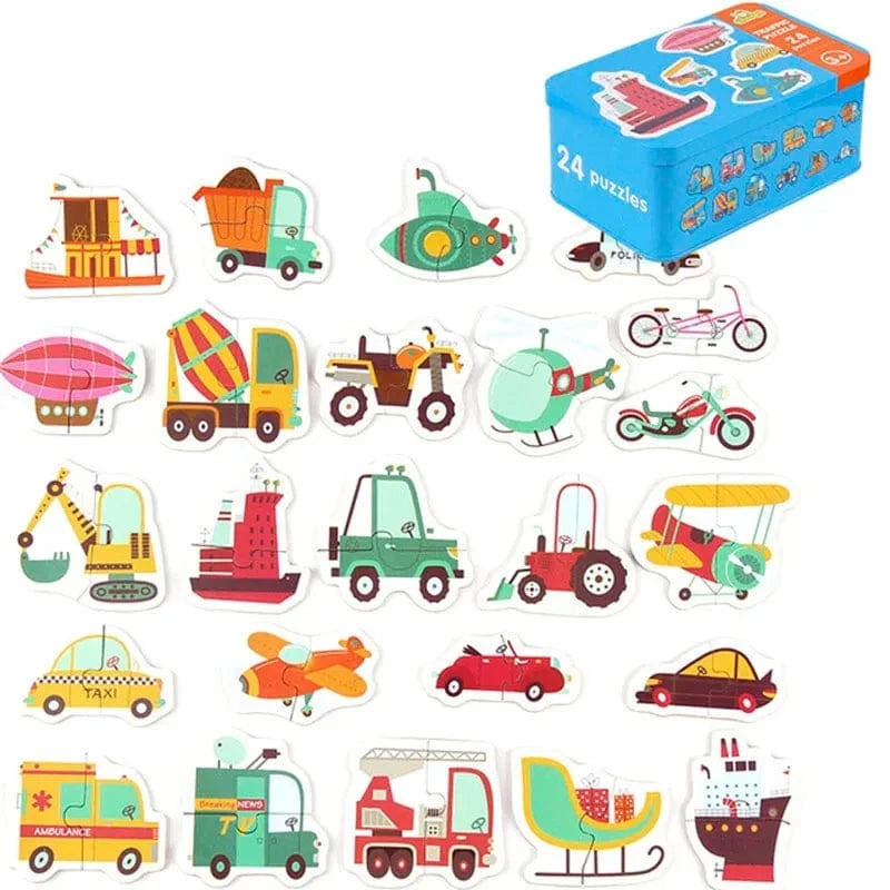 Mini-puzzles en bois