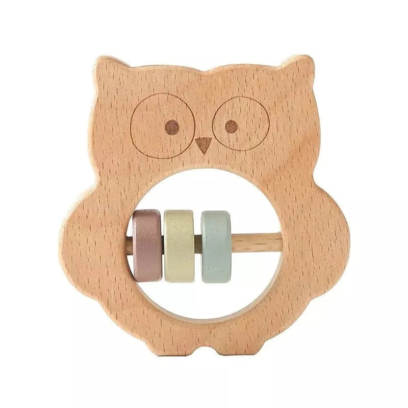 Petit hochet en bois