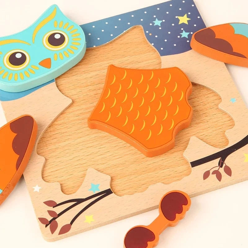 Puzzle bois 3D enfant
