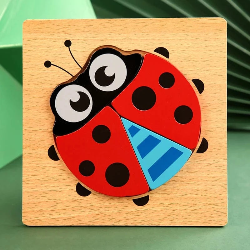 Puzzle bois 3D enfant