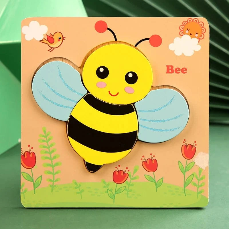 Puzzle bois 3D enfant