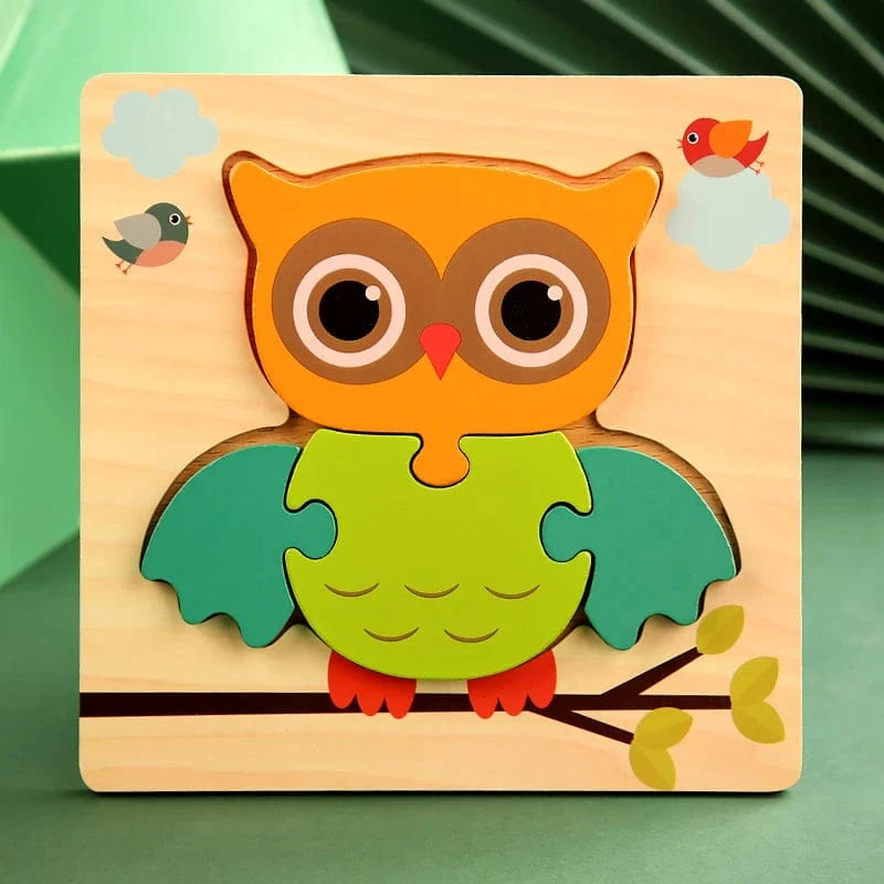 Puzzle bois 3D enfant