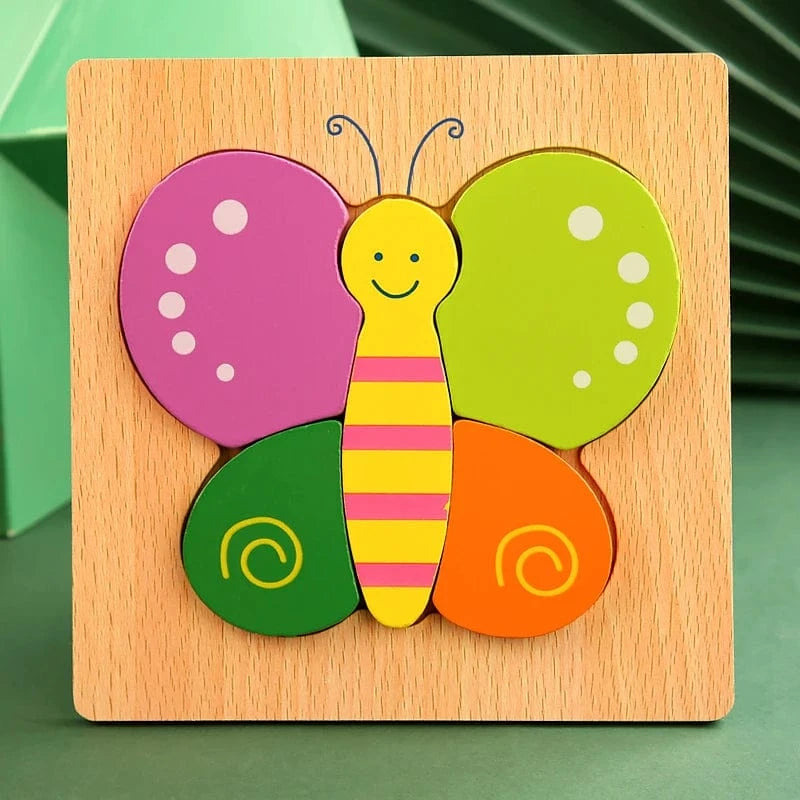 Puzzle bois 3D enfant