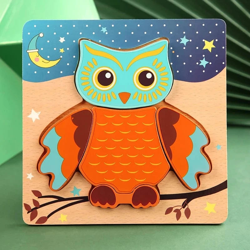 Puzzle bois 3D enfant