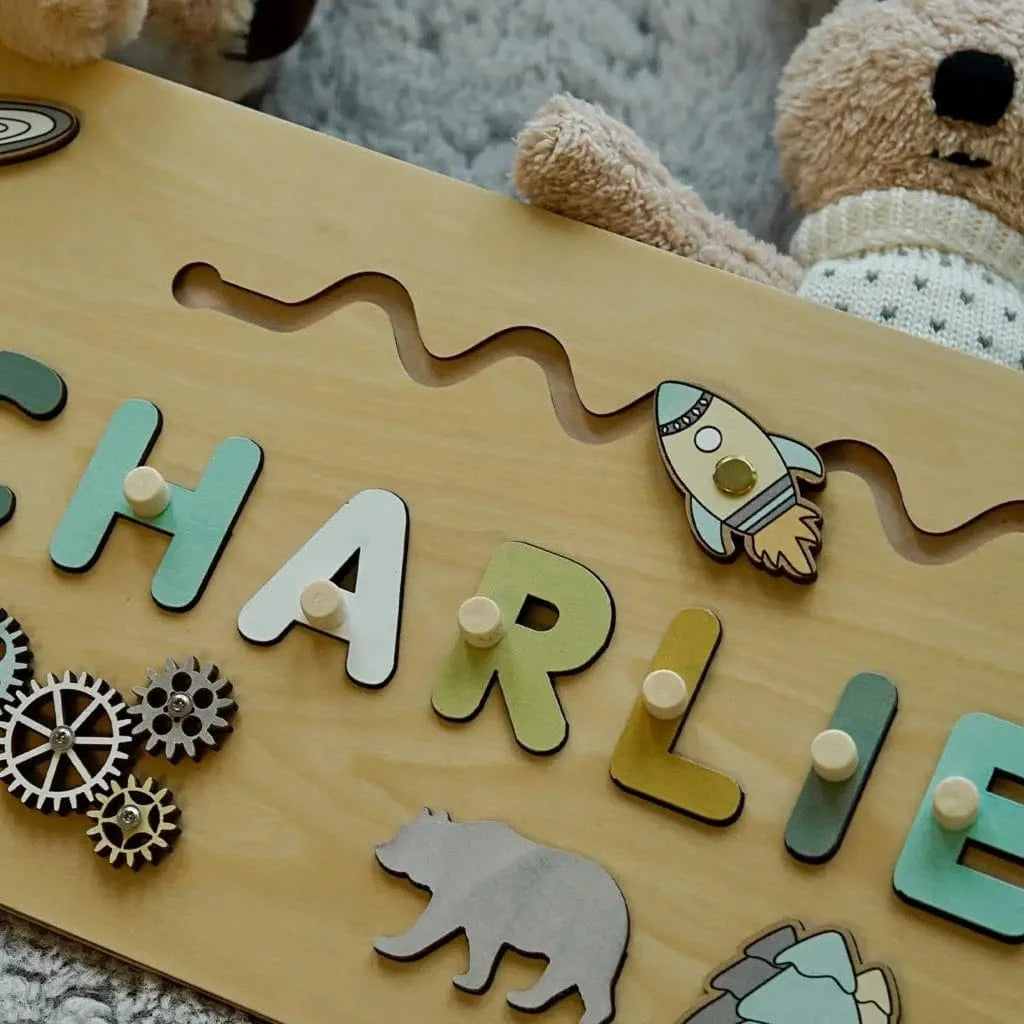 Puzzle prénom en bois personnalisé