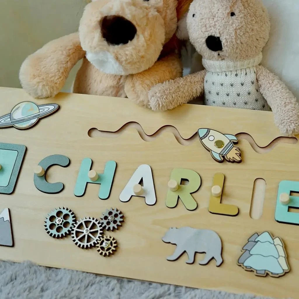 Puzzle prénom en bois personnalisé