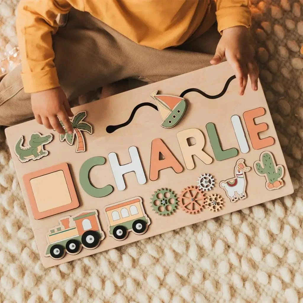 Puzzle prénom en bois personnalisé