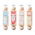 Puzzle rotatif en bois Montessori