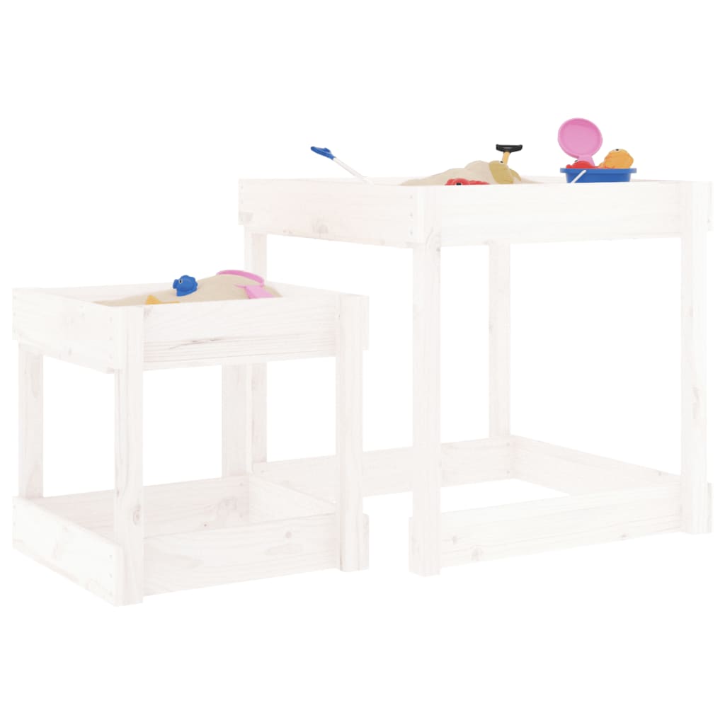 Tables de sable en bois massif – Lot 2 tailles