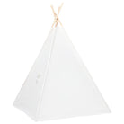 Tipi enfant blanc en tissu peau de pêche