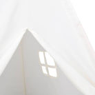 Tipi enfant blanc en tissu peau de pêche